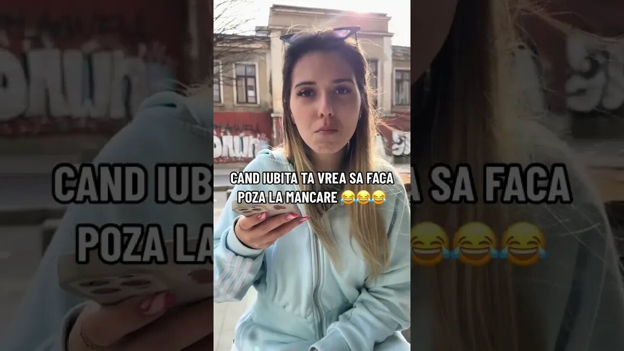 CAND IUBITA MEA VREA SA FACA POZA LA MANCARE #oguritamica #mancare #romania #food #mancaciosul