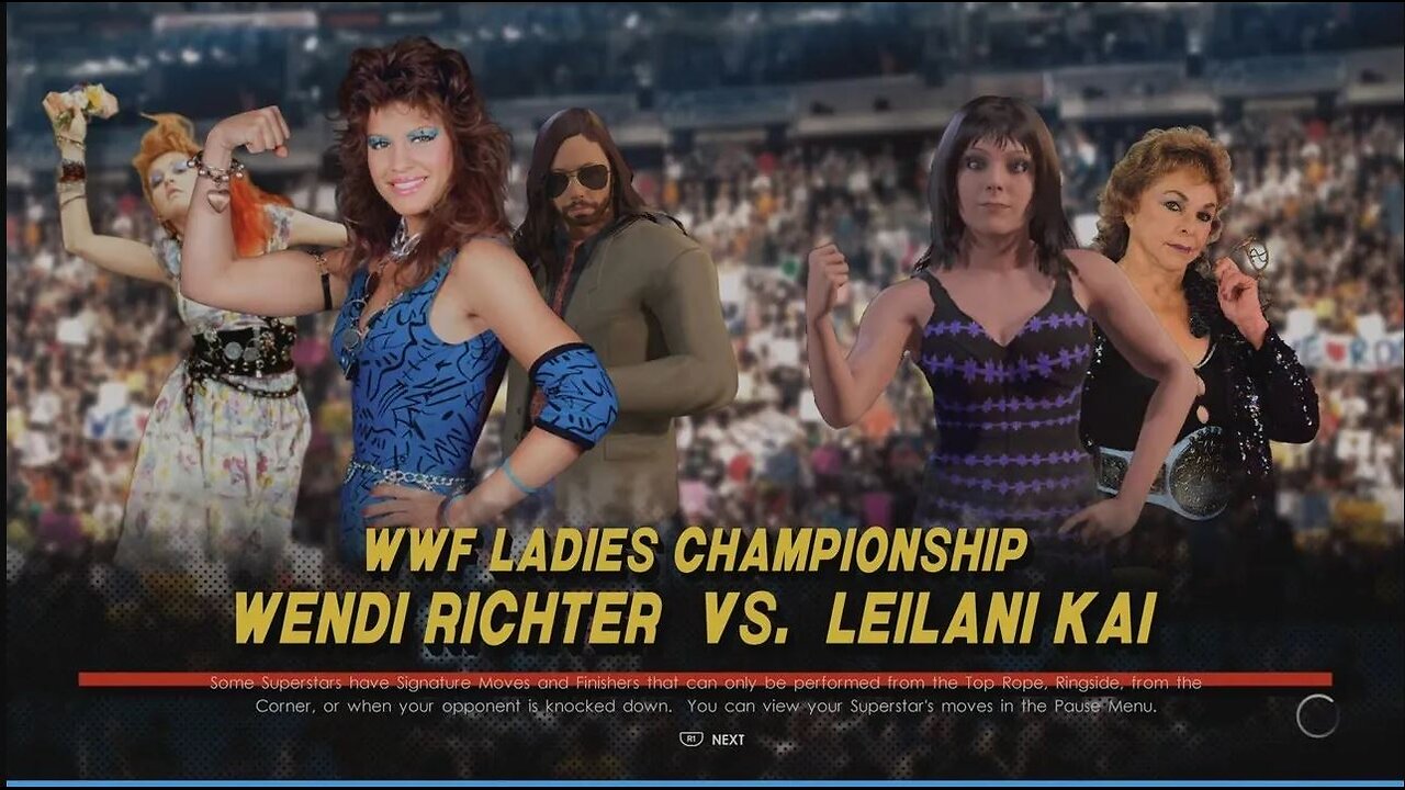 Wrestlemania 1 - Part 8 - Wendi Richter vs Lelani Kai