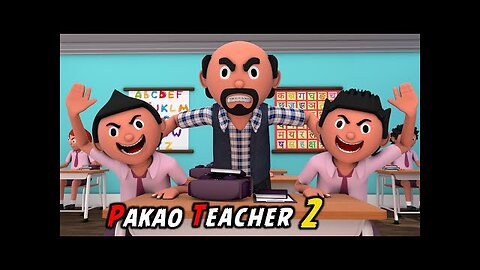 PAKAO TEACHER 2 | Funny Comedy Video | Desi Comedy | Cartoon | Cartoon Comedy | The Animo Fun