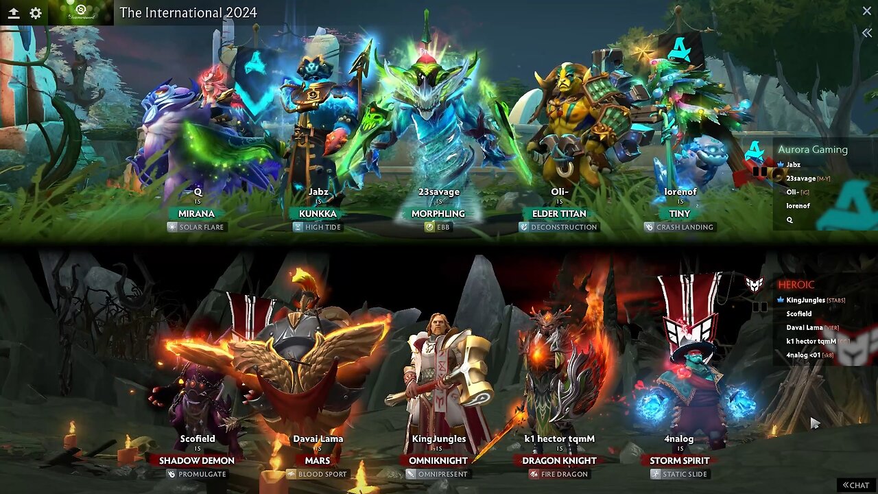 DOTA 2 - THE INTERNATIONAL 2024 - AURORA GAMING VS HEROIC - PLAY OFF