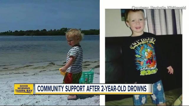 Palm Harbor mother thanks community for support after son's tragic drowning death