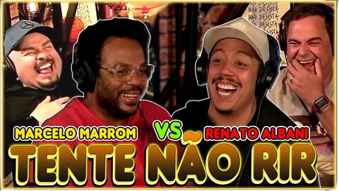 REACT MARCELO MARROM VS RENATO ALBANI |TENTE NÃO RIR |