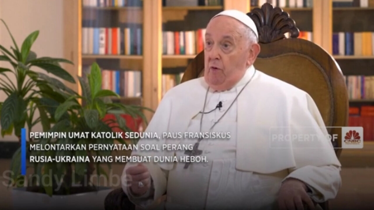 Paus Fransiskus Ingin Ukraina Menyerah Pada Rusia Yang Dipimpin Vladimir Putin