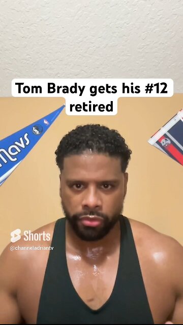 Tom Brady gets his #12 retired #shorts #footballshorts #nfl #tombrady #newenglandpatriots #football