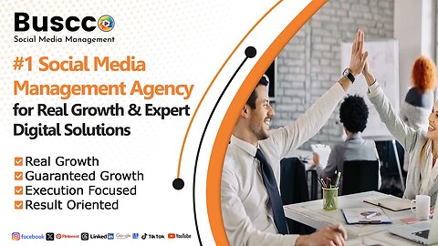 Buscco - #1 Social Media Management Agency for Real Growth & Expert Digital Solutions