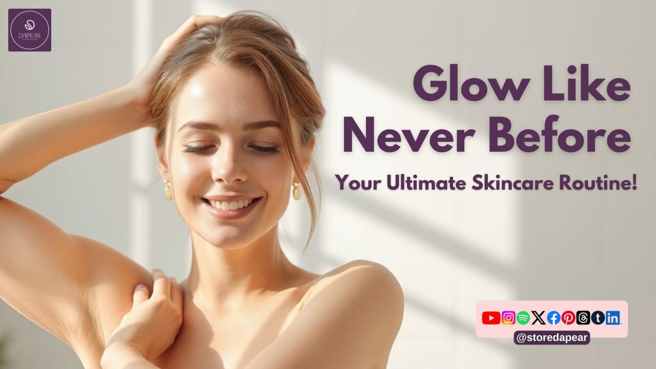 Glow Up: The Ultimate Skincare Routine for Radiant, Healthy Skin!