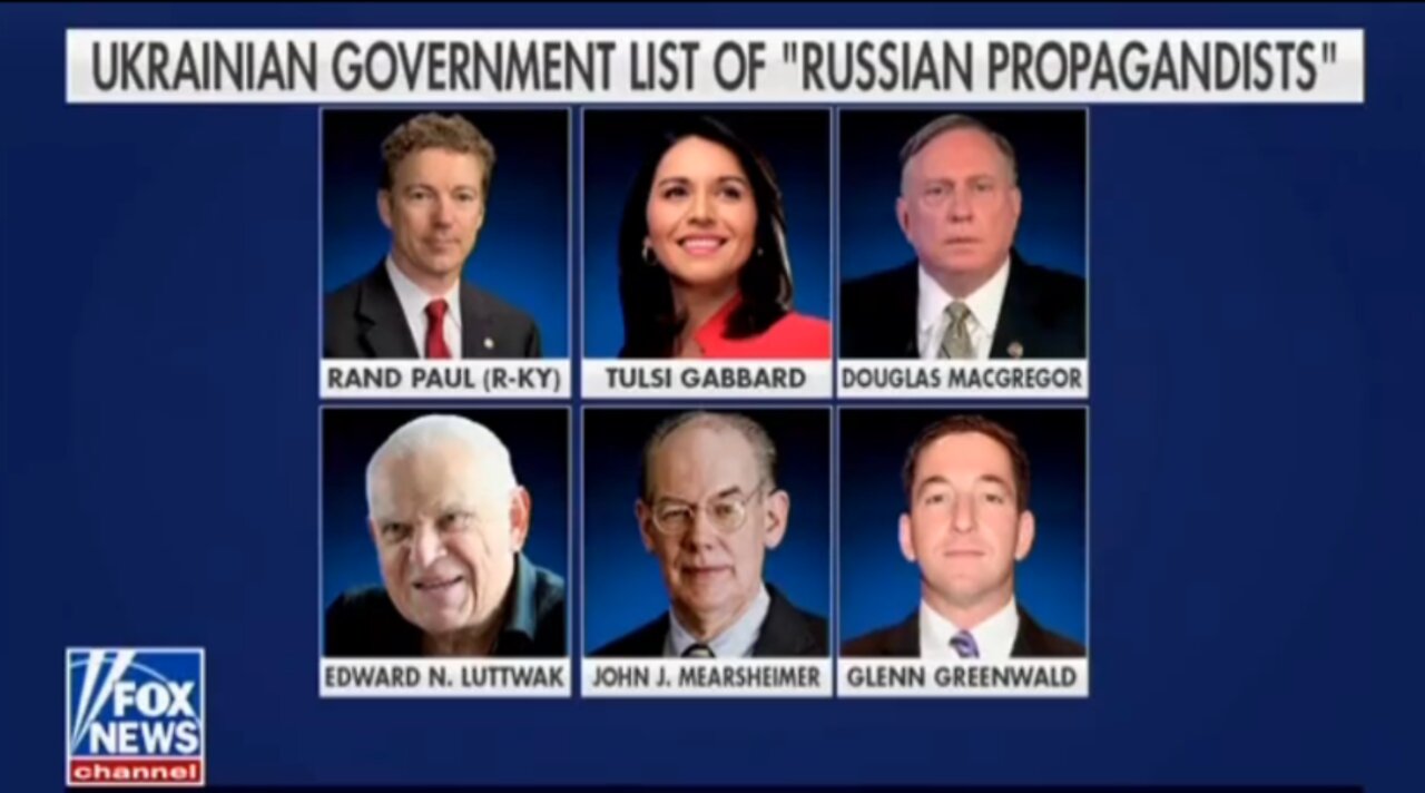 Tucker: Ukraine, the "beacon of democracy" (sarcasm) dictates its blacklist to US