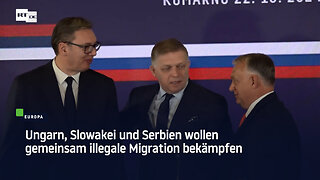 Ungarn, Slowakei und Serbien kämpfen "gemeinsam gegen illegale Migration"