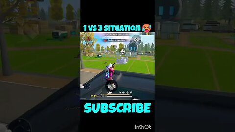 1 vs 4 situation 🥵🥶 can I handle this situation 🥶 #shorts #freefire #viral #fkg #ffshorts #ff #video