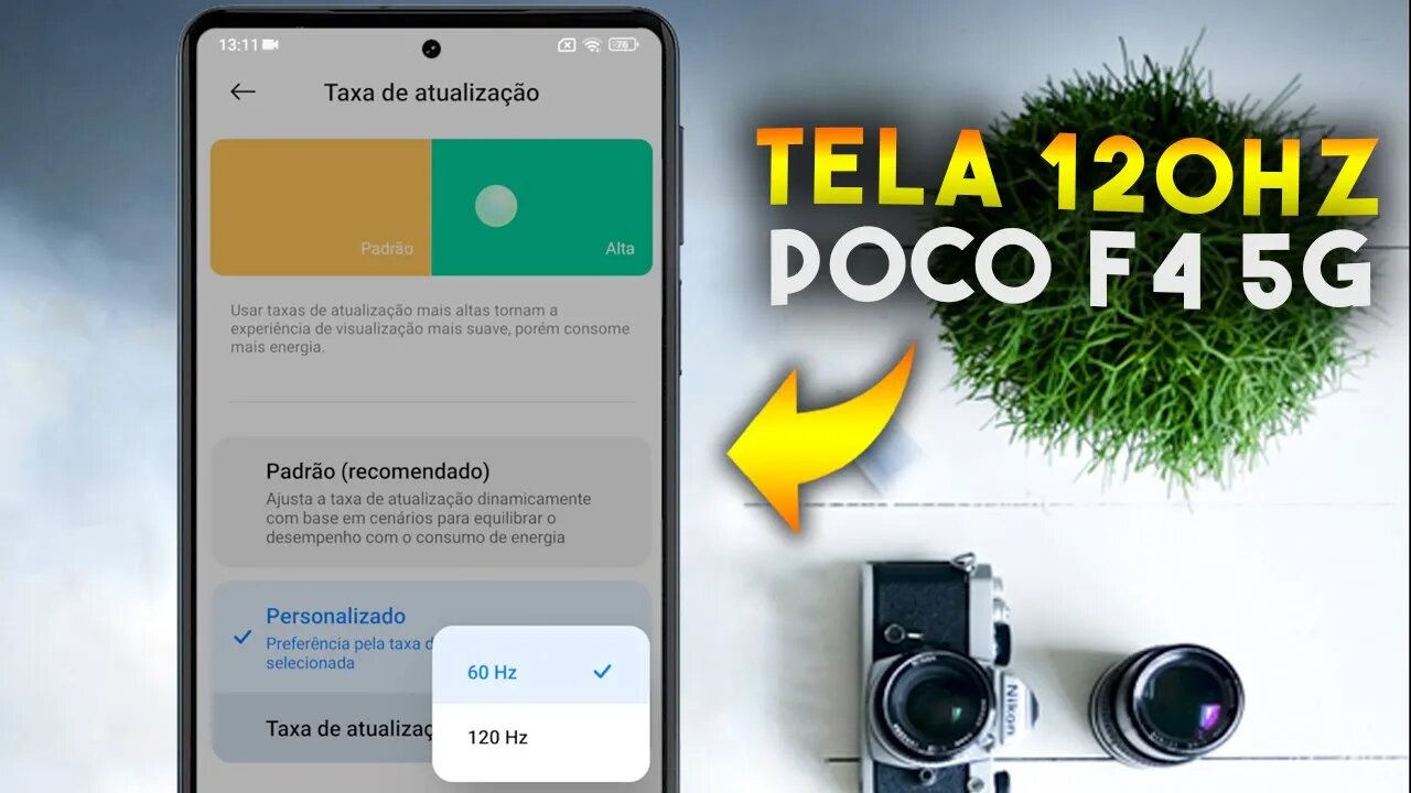 Como ATIVAR TELA DE 120Hz no Poco F4