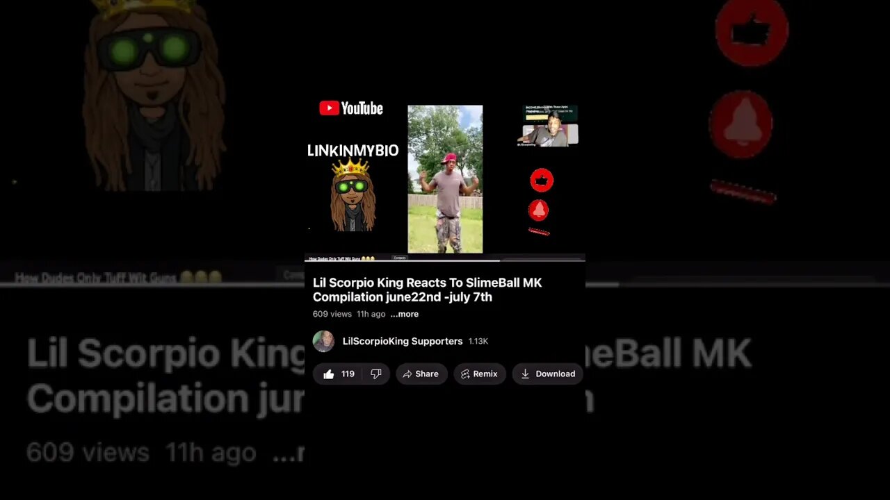 Lil Scorpio King Reacts To SlimeBall MK Compilation june22nd -july 7th