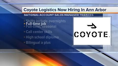 Coyote Logistics is hiring in Ann Arbor