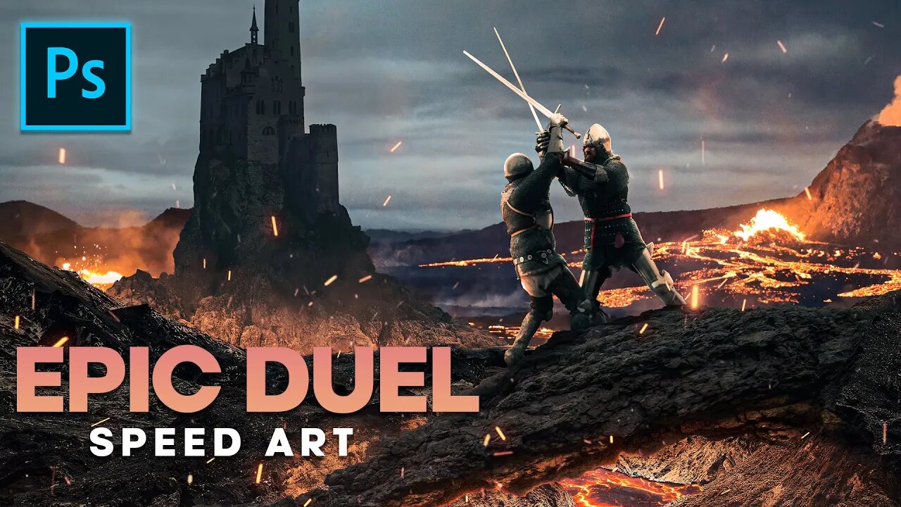 I created an EPIC DUEL in PHOTOSHOP! - Photo Manipulation