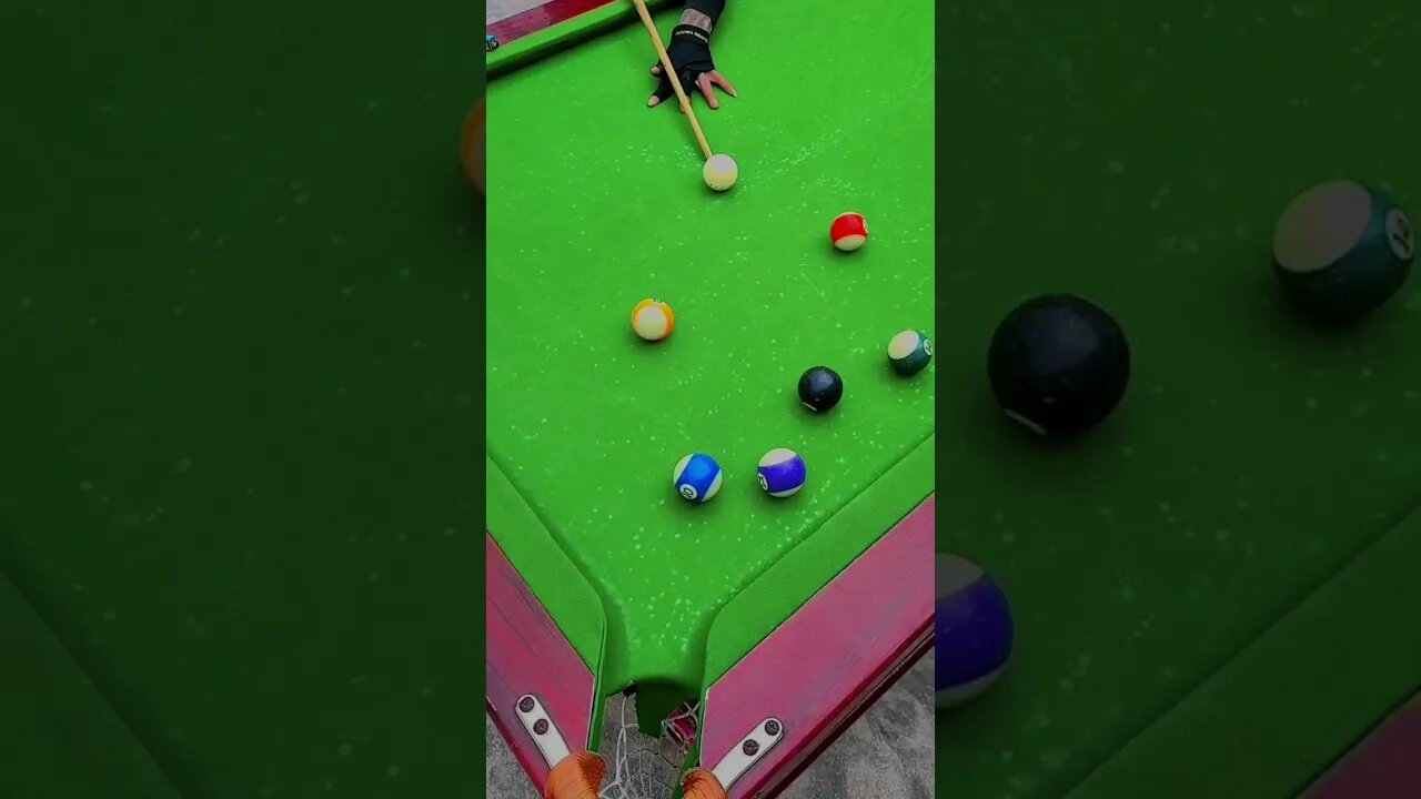 Amazing Trick: Real Pool TrickShot Ever #snooker #billiards #shorts