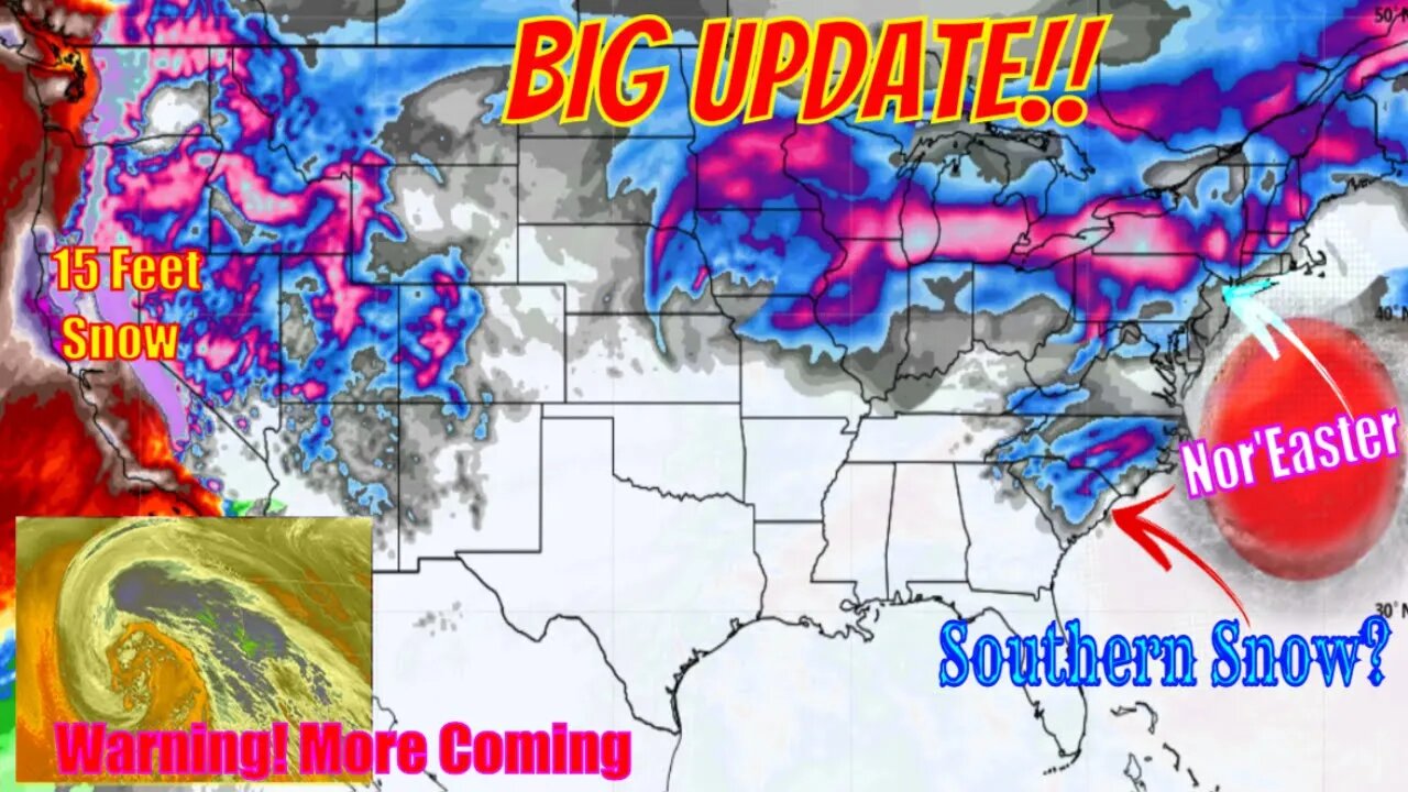 Monster Storm Just Turned Catastrophic & More Coming! Plus Potential Huge Snowstorm!