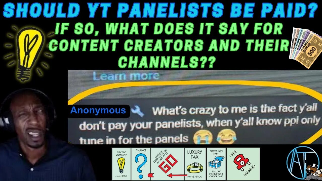 Should People be paid $$ for being on panels??? If so, what does it mean for "Content Creation" ??