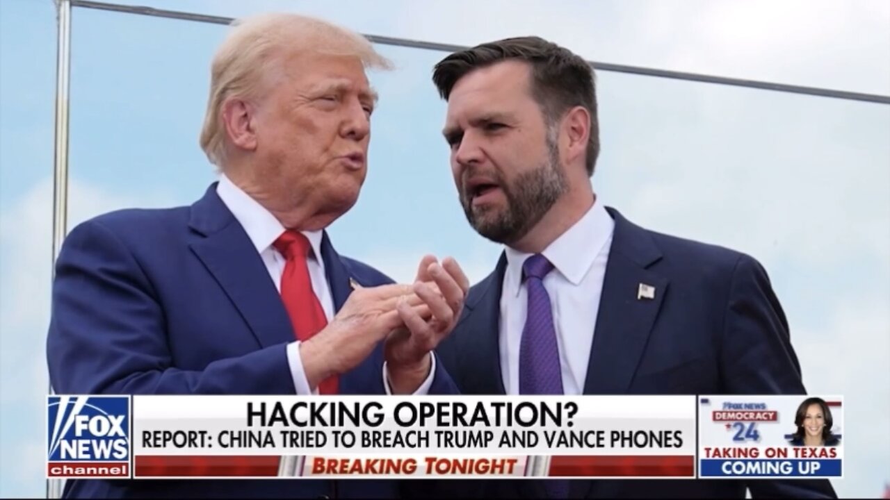 Chinese hackers tried to breach Trump and Vance phones (October 25, 2024)