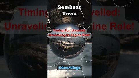 Timing Belt Unveiled: Unraveling Its Engine Role! #automotive #autofacts #shorts