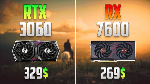 RX 7600 vs RTX 3060 - 1080p