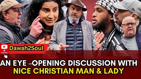 Betrayed by Belief Amidst Zionist Hecklers! Siraaj With Good Christian Man & Lady | Speakers Corner