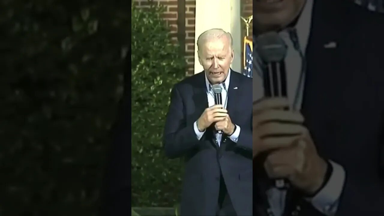 Joe Biden Nearly Falls Off Stage at New York Rally