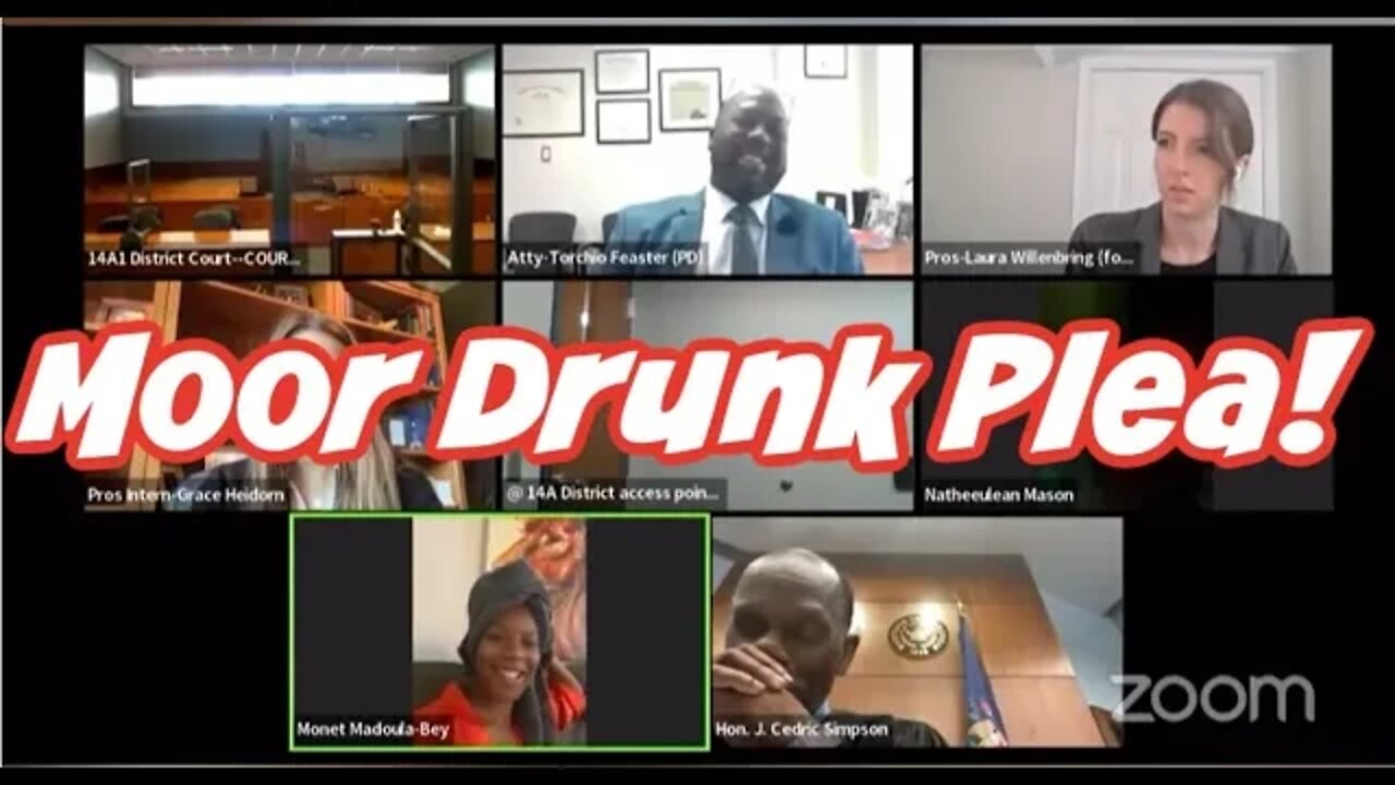 Drunk Moor In Court?