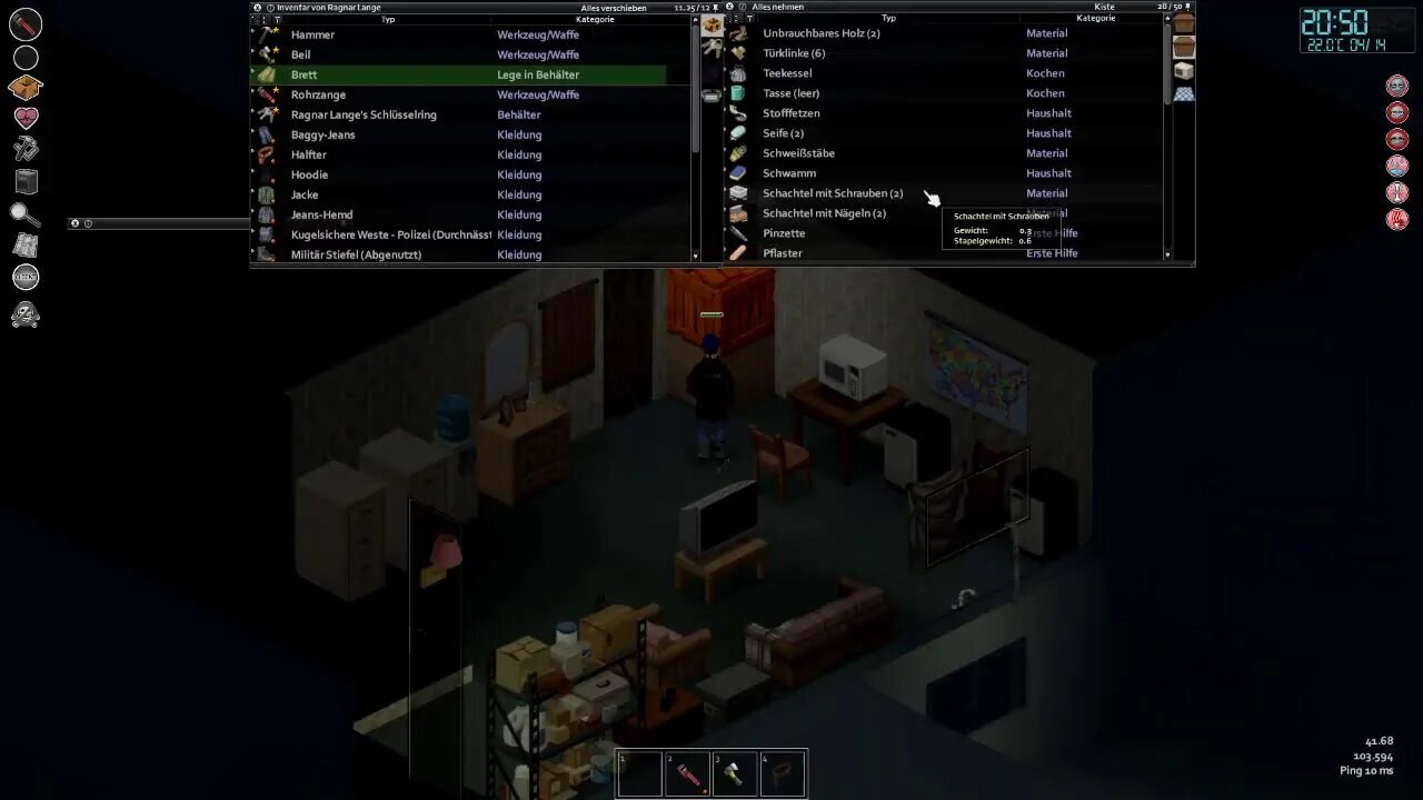 Project Zomboid - Teil 032 - #HomeOffice #Himmelfahrt (LIVE HD) - lebenskuenstler.net #LetsPlay