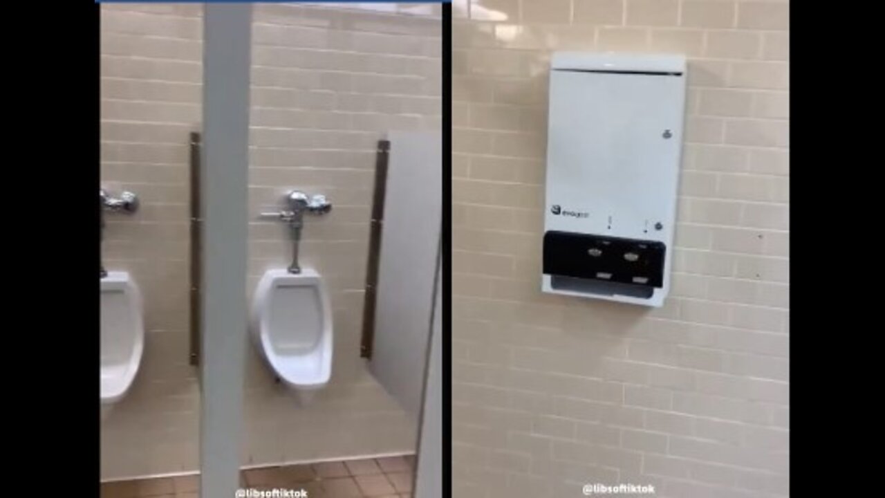 Men's Restrooms with Tampon Dispenser