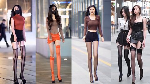 Mejores Street Fashion Tik Tok 2024 | Hottest Chinese Girls Street Fashion Style 2024