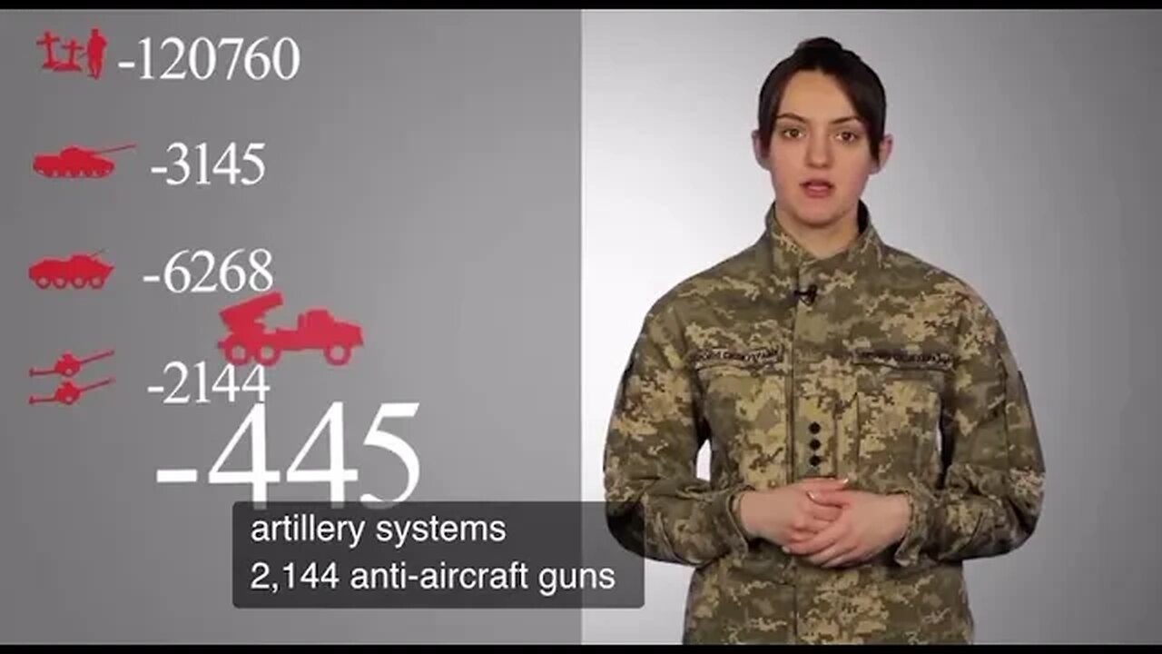 Ukrainian report on Russian losses