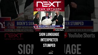 Biden’s Sign Language Interpreter STUMPED #shorts