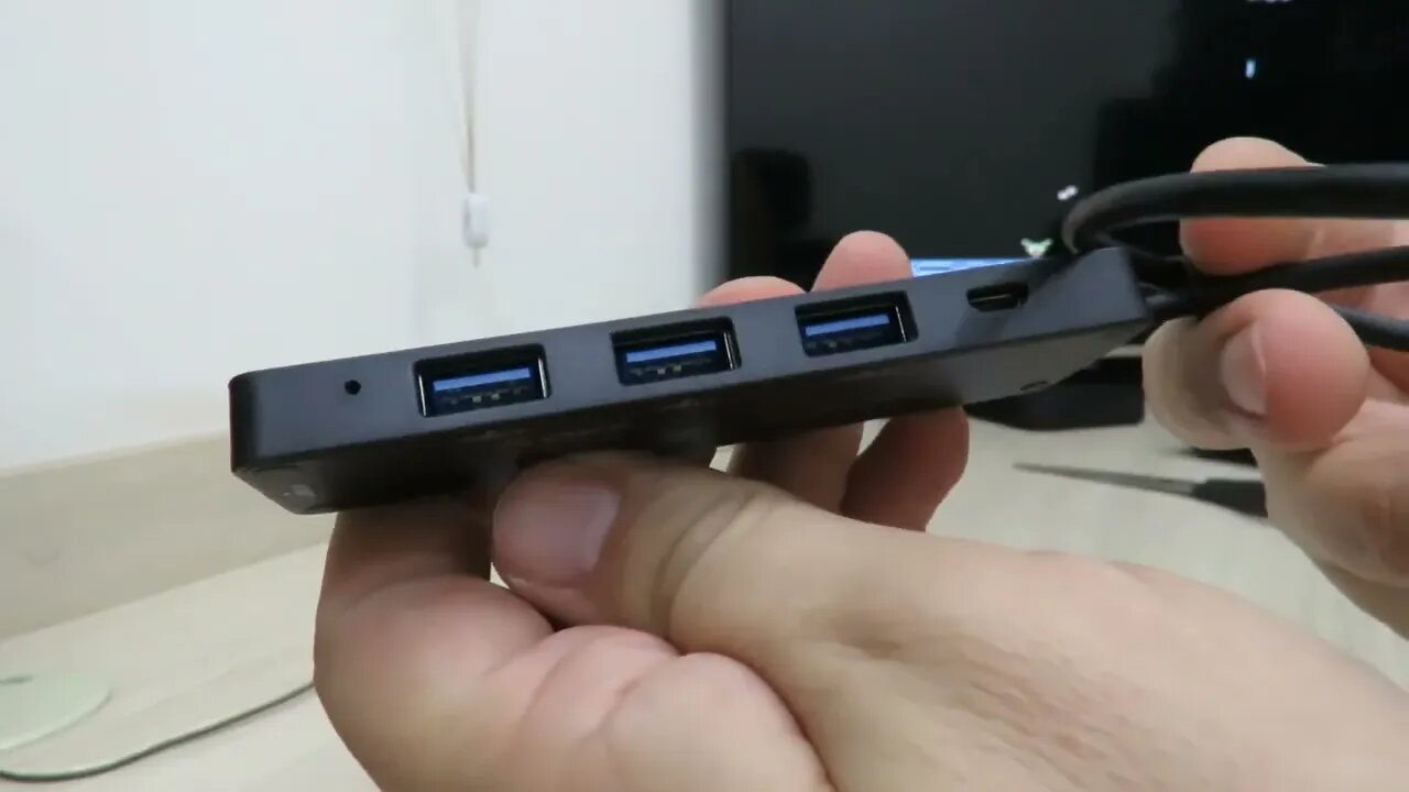 Hub USB 3.0 Orico WH4P1 com 4 portas e entrada para fonte - AliExpress