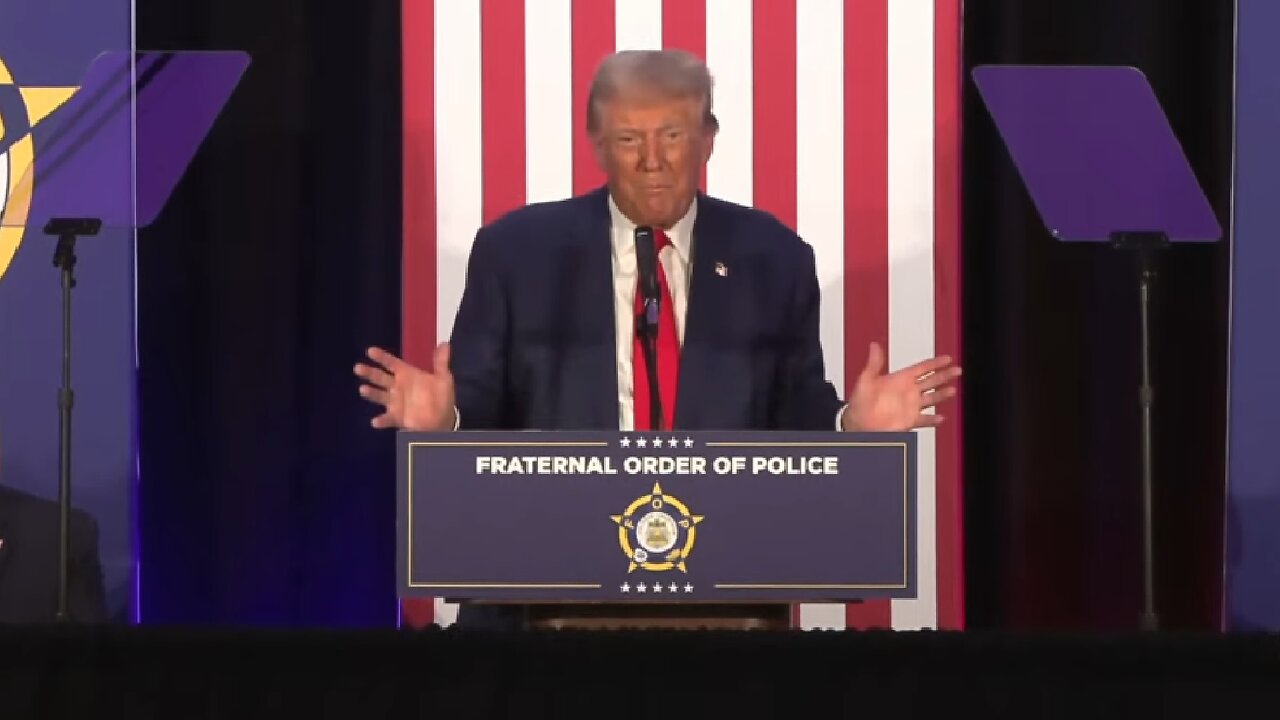 Pres.Trump Speaks to the National Board of the Fraternal Order of Police in Charlotte, NC Sept 6 2024