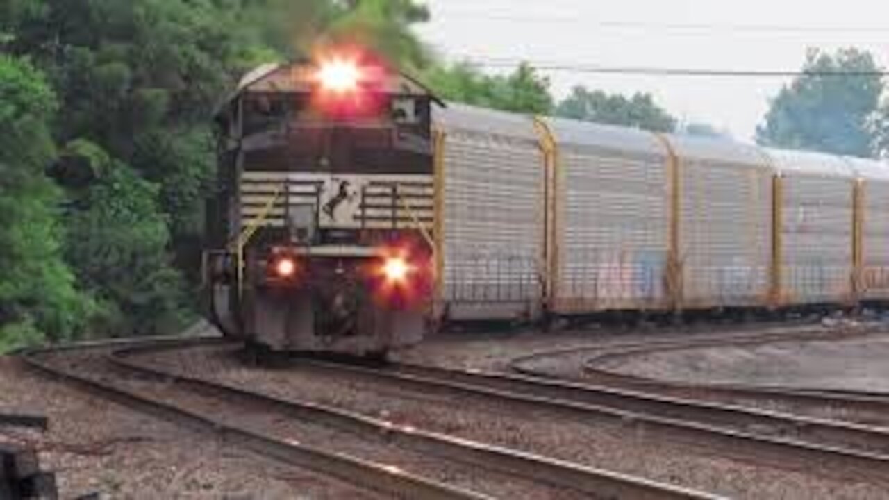 Norfolk Southern 14Q Manifest Mixed Freight Train from Marion, Ohio July 24, 2021