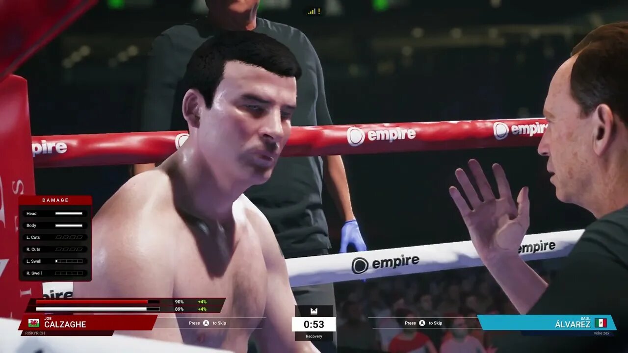 Undisputed Boxing Online Gameplay Joe Calzaghe vs Saul Canelo Alvarez 2 - Risky Rich vs voke zex