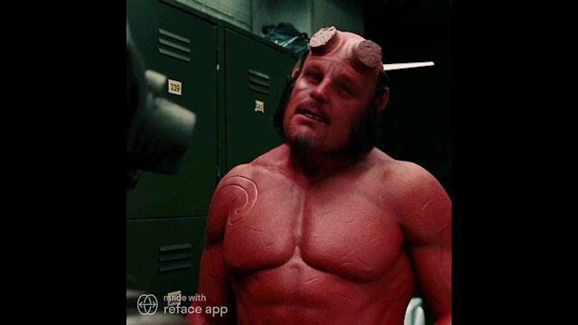 ironmanduck as #hellboy #deepfake #faceswap #shorts #movie