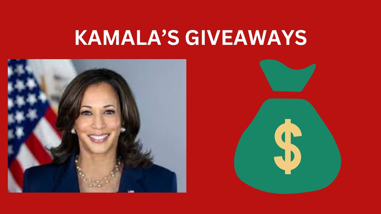 BREAKING: Kamala Harris to announce major giveaways Friday
