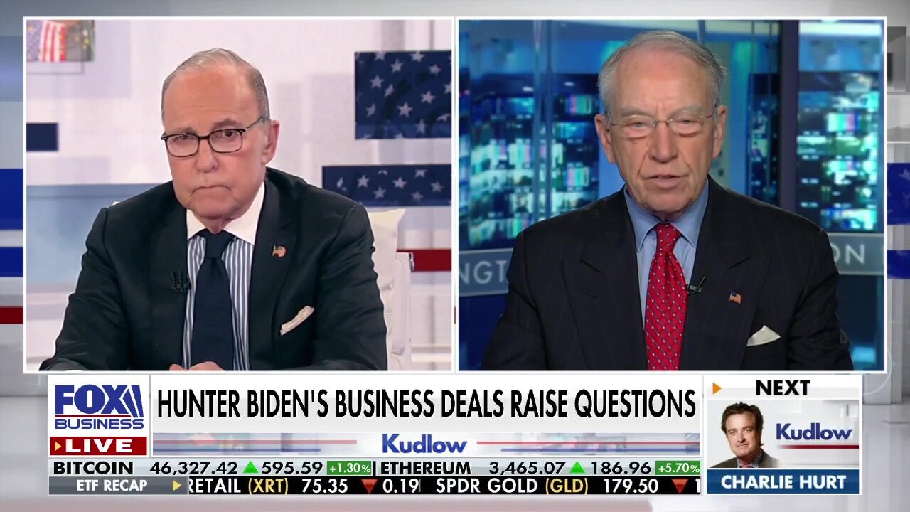 Sen. Chuck Grassley examines the Biden family's business dealings