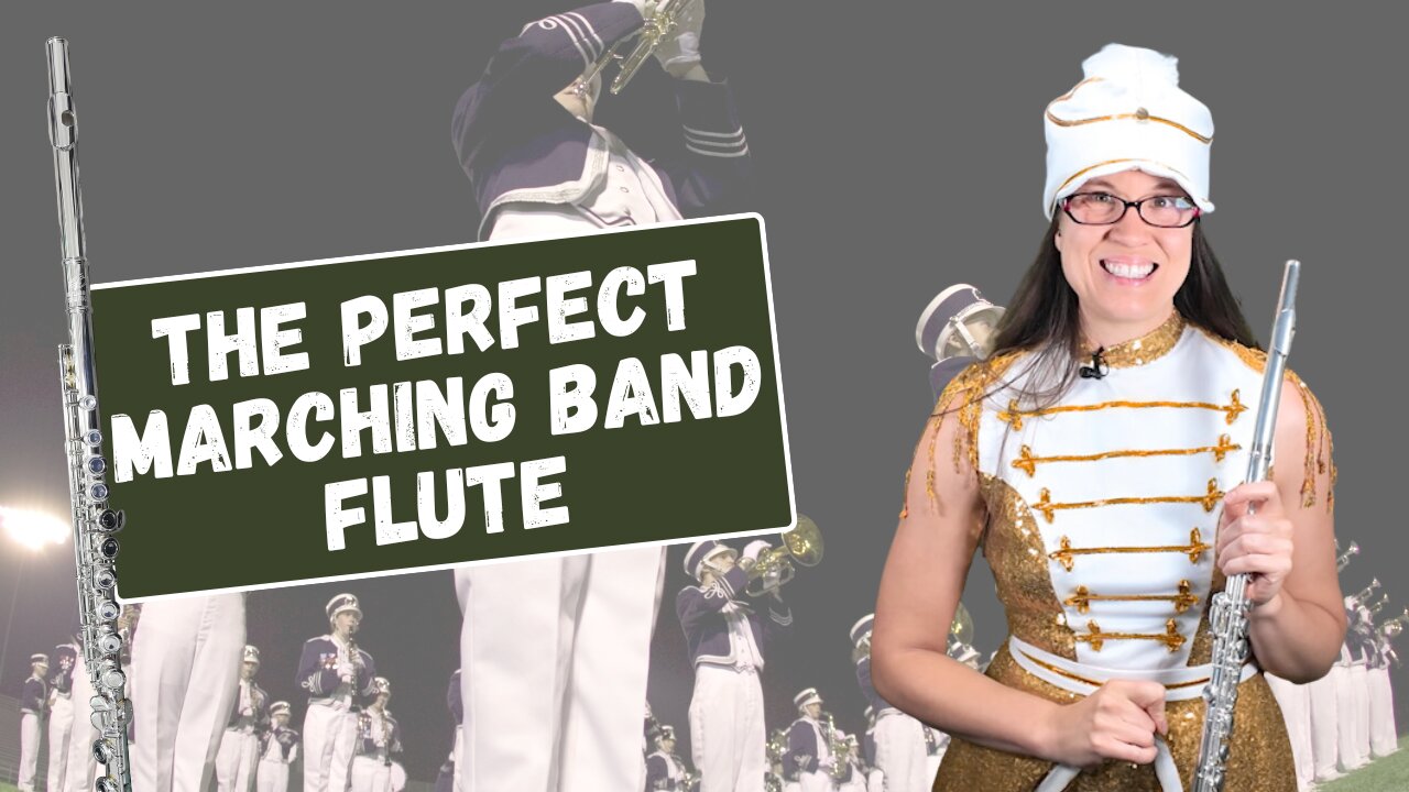 The Perfect Marching Band Flute | Musician's Addition Student Flute In White Copper