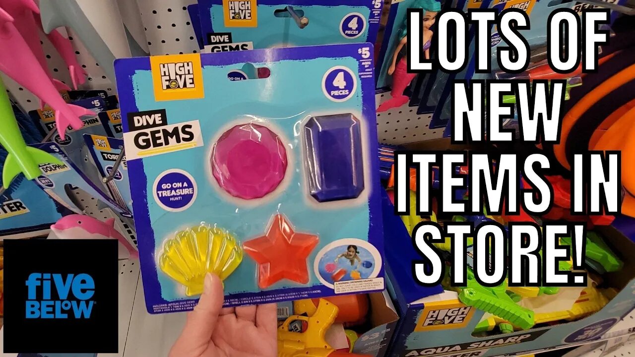 FIVE BELOW - STORE WALK THRU! NEW ITEMS! #fivebelow