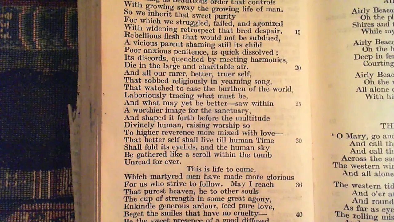 'O May I Join The Choir Invisible - George Eliot