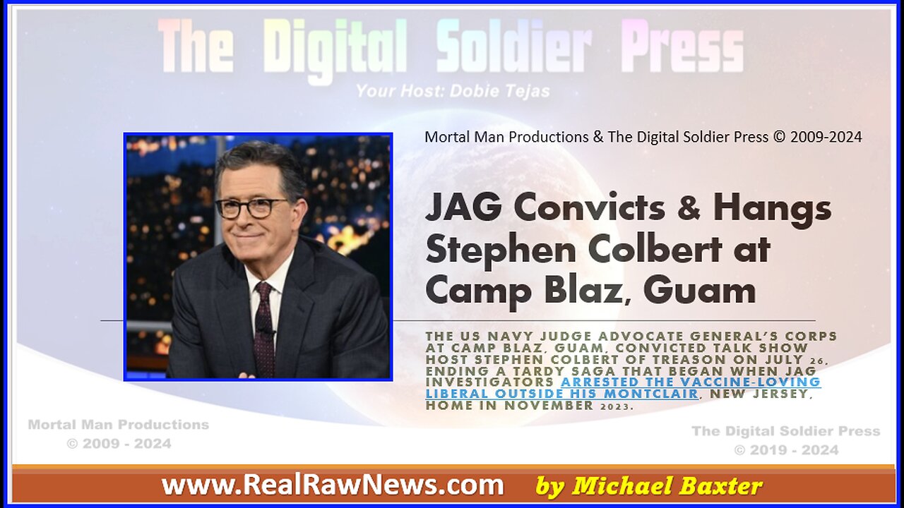 JAG Convicts & Hangs Stephen Colbert at Camp Blaz, GUAM.