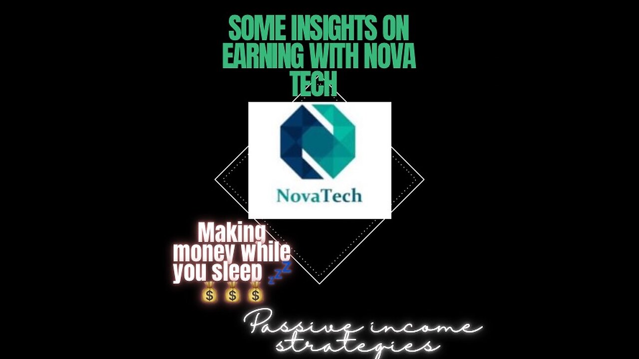 My EXPERIENCE WITH NOVA TECH-Earning WEEKLY!!!