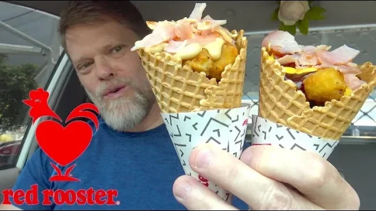 Red Rooster Chicken Waffle Cones Review - Greg's Kitchen