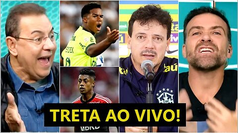 TRETA! "POR%@, ELE SE BORROU QUANDO FOI PRA SELEÇÃO! VOCÊ..." Pilhado e Flavio Prado DISCUTEM!