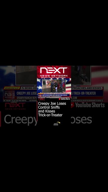 Creepy Joe Loses Control Sniffs and Kisses Trick-or-Treater #shorts