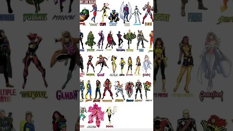 X-MEN - Personagens