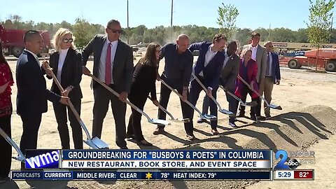 Groundbreaking for 'Busboys and Poets' in Columbia