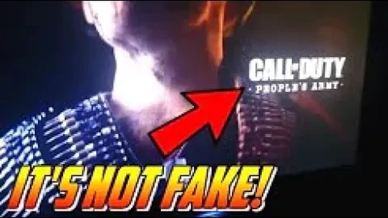 WHY IT'S NOT FAKE - Call of Duty: People's Army LEAKED video - COD 2017