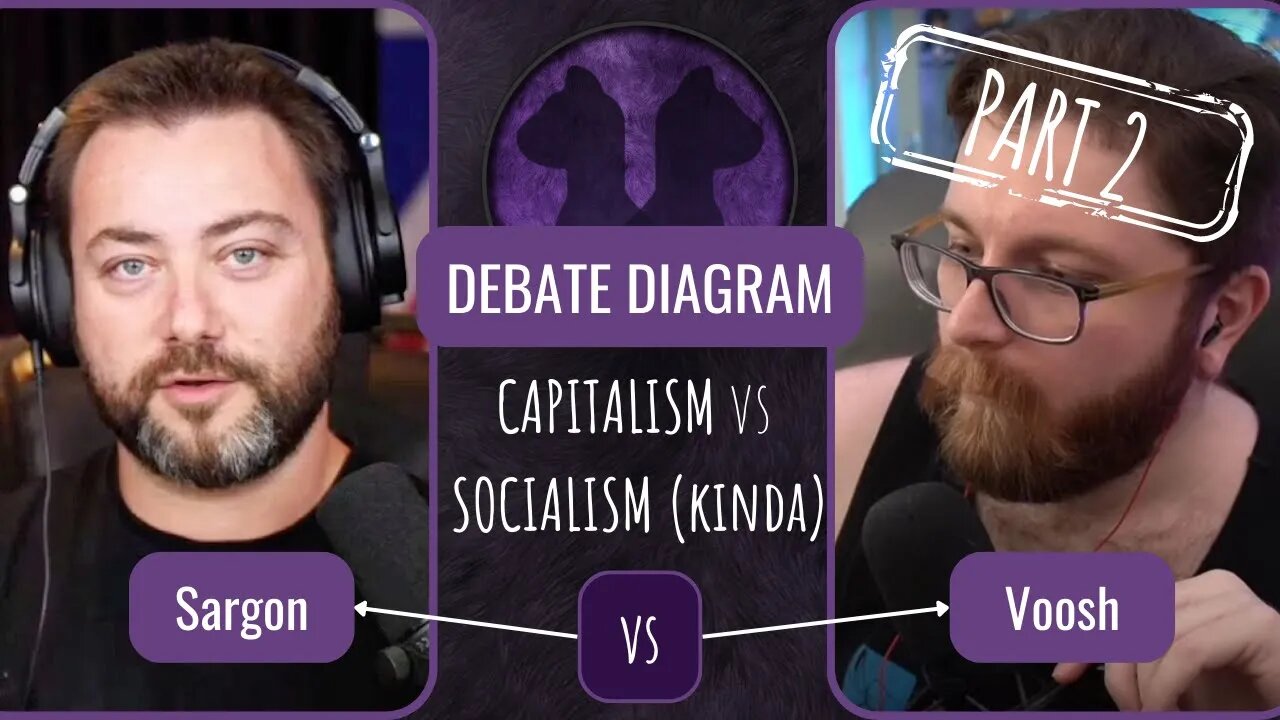 Debate Diagram 7: Sargon of Akkad vs Vaush: Capitalism vs Socialism (supposedly) - Part 2